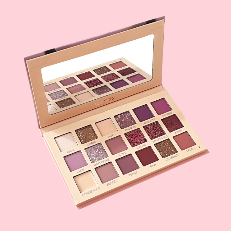 Desert Rose Eyeshadow Palette - 18 Earthy Shades